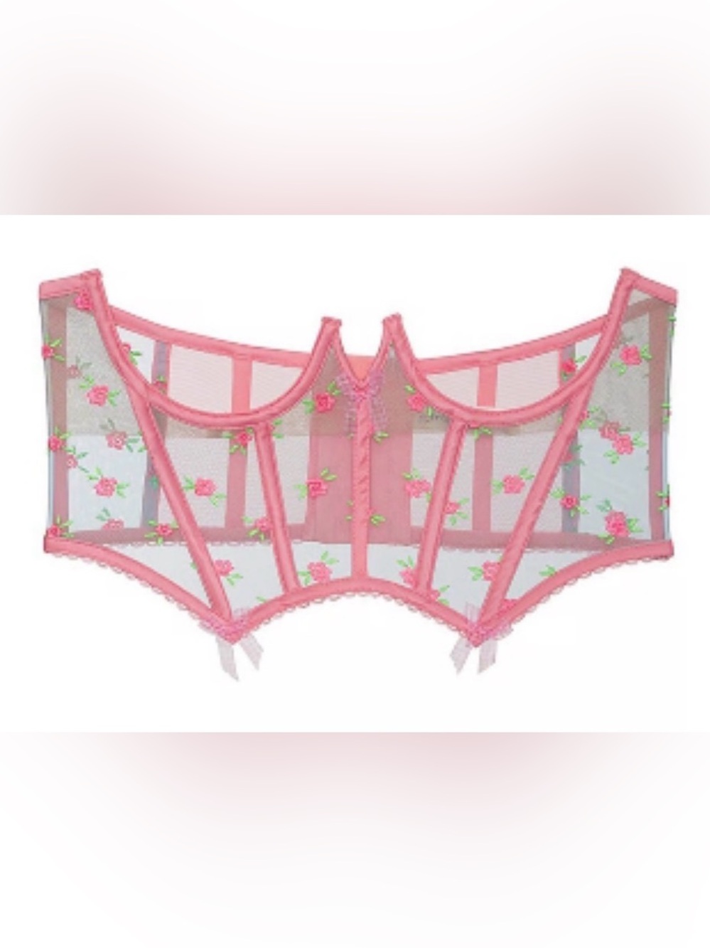 Cupless Underbust Garden Party
Corset For Love & Lemons Mint Pink Small